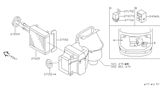 Diagram for 1997 Nissan Quest Evaporator - 27281-0B000