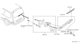 Diagram for 1996 Nissan Quest Wiper Pivot - 28700-1B310