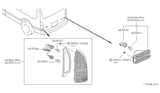 Diagram for Nissan Quest Light Socket - 26551-0B201