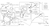 Diagram for 1997 Nissan Quest A/C Hose - 92440-1B001