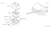 Diagram for 1999 Nissan Quest Car Batteries - 24410-6B000