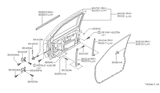 Diagram for 1995 Nissan Quest Window Run - 80217-1B001