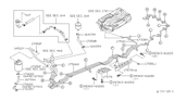 Diagram for 1993 Nissan Quest Fuel Line Clamps - 01555-00631