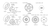 Diagram for 2002 Nissan Quest TPMS Sensor - 40311-0B000