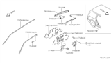 Diagram for 1993 Nissan Quest Weather Strip - 76842-0B000