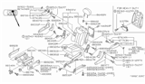 Diagram for 1995 Nissan Quest Armrest - 87700-1B120