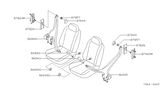Diagram for 1998 Nissan Quest Seat Belt - 86822-1B027