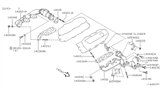 Diagram for 1997 Nissan Quest Exhaust Manifold Gasket - 14036-0B510