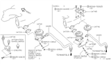 Diagram for Nissan Maxima EGR Valve Gasket - 14719-Y7000