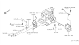 Diagram for Nissan Maxima Automatic Transmission Shift Position Sensor Switch - 31918-80X02