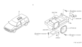 Diagram for 1997 Nissan Quest Car Speakers - 28156-1B320