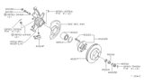 Diagram for 2012 Nissan Titan Wheel Stud - 40222-0B005