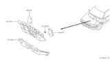 Diagram for 2002 Nissan Quest Dash Panels - 67350-1B000