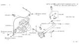 Diagram for 1995 Nissan Quest Automatic Transmission Shifter - 34101-1B000