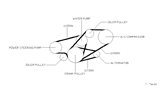 Diagram for 1993 Nissan Quest Drive Belt - 11920-0B000