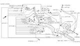 Diagram for 2003 Nissan Quest Power Steering Hose - 49721-0B009