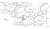 Diagram for 1993 Nissan Quest Door Seal - 90310-0B020