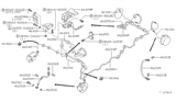 Diagram for 1996 Nissan Quest Brake Line - 46242-0B020