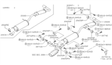 Diagram for 1996 Nissan Quest Tail Pipe - 20100-0B700