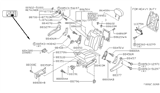 Diagram for 1995 Nissan Quest Seat Cushion - 88350-0B170