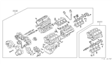 Diagram for 1991 Nissan 300ZX Spool Valve - 10102-40PD0
