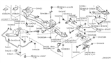 Diagram for Nissan 300ZX Shock And Strut Mount - 54481-44P02