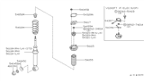 Diagram for 1994 Nissan 300ZX Bump Stop - 54050-33P20