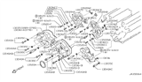 Diagram for Nissan Timing Cover Gasket - 13520-16V00