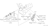 Diagram for 1994 Nissan 300ZX Timing Belt Idler Pulley - 11925-42L01