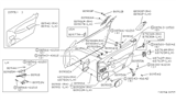 Diagram for 1996 Nissan 300ZX Armrest - 80941-45P62