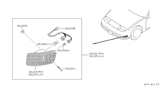 Diagram for 1994 Nissan 300ZX Side Marker Light - 26124-30P00