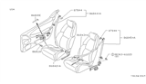 Diagram for 1994 Nissan 300ZX Seat Belt - 86842-45P00