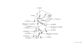 Diagram for 1990 Nissan 300ZX Fuel Tank Strap - 17406-30P00