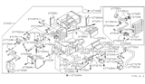 Diagram for 1995 Nissan 300ZX Heater Core - 27140-30P00