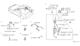 Diagram for 1994 Nissan 300ZX Antenna Base - 28216-30P61