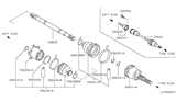Diagram for Nissan 300ZX Axle Shaft - 39705-40P60