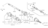 Diagram for 1995 Nissan 300ZX CV Joint - 39211-60U60