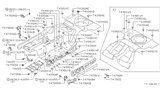 Diagram for 1982 Nissan 720 Pickup Body Mount Hole Plug - 01658-00041