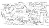 Diagram for 1996 Nissan 300ZX Cooling Hose - 14463-40P03