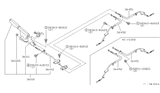 Diagram for 1995 Nissan 300ZX Parking Brake Cable - 36530-32P10