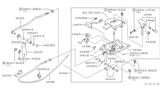 Diagram for 1992 Nissan 300ZX Automatic Transmission Shifter - 34901-45P00