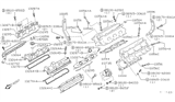 Diagram for 1990 Nissan 300ZX Cylinder Head Gasket - 11044-45V11