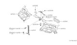 Diagram for 1996 Nissan 300ZX Radiator Support - 62553-51P15