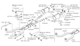 Diagram for 1993 Nissan 300ZX Exhaust Hanger - 20743-30P60