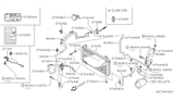 Diagram for Nissan 300ZX A/C Condenser - 92101-47P05