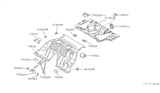 Diagram for 1995 Nissan 300ZX Floor Pan - G4514-32P60