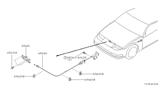 Diagram for 1991 Nissan 300ZX Hood Latch - 65601-30P00