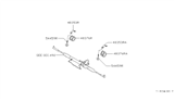 Diagram for 1990 Nissan 300ZX Rack & Pinion Bushing - 54445-71L00