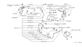 Diagram for 1996 Nissan 300ZX Power Steering Hose - 49725-30P03