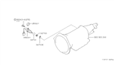 Diagram for Nissan 300ZX Vehicle Speed Sensor - 25911-30P00